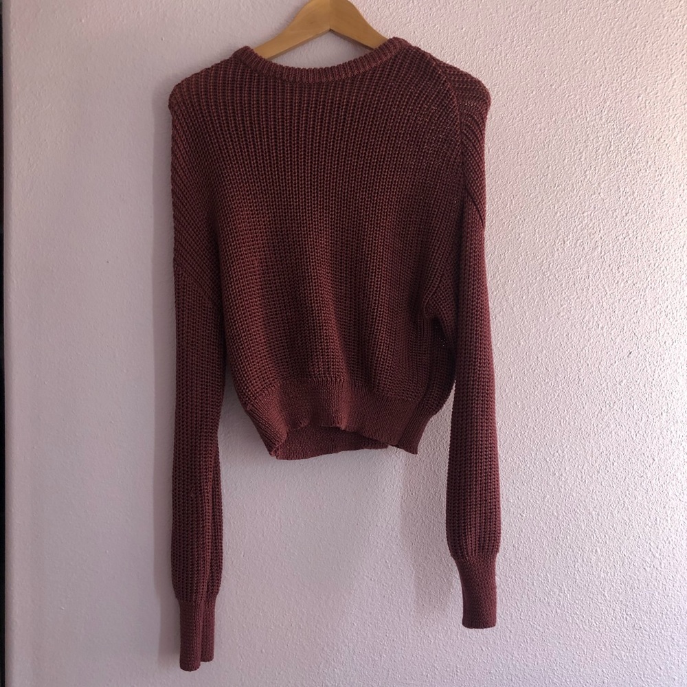 Pull and Bear Magenta Sweater